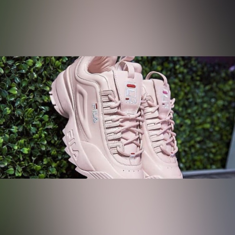 fila disruptor light pink
